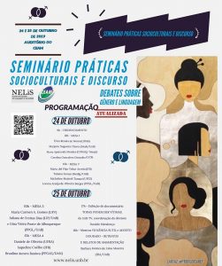 Seminário Práticas Socioculturais e Discurso. out/2019